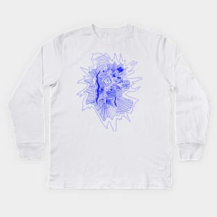 Trippy Design Kids Long Sleeve T-Shirt